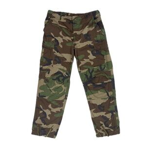 Vintage 90s Army Green Brown Woodland Camo Combat Trouser Pants Men’s W32 I32